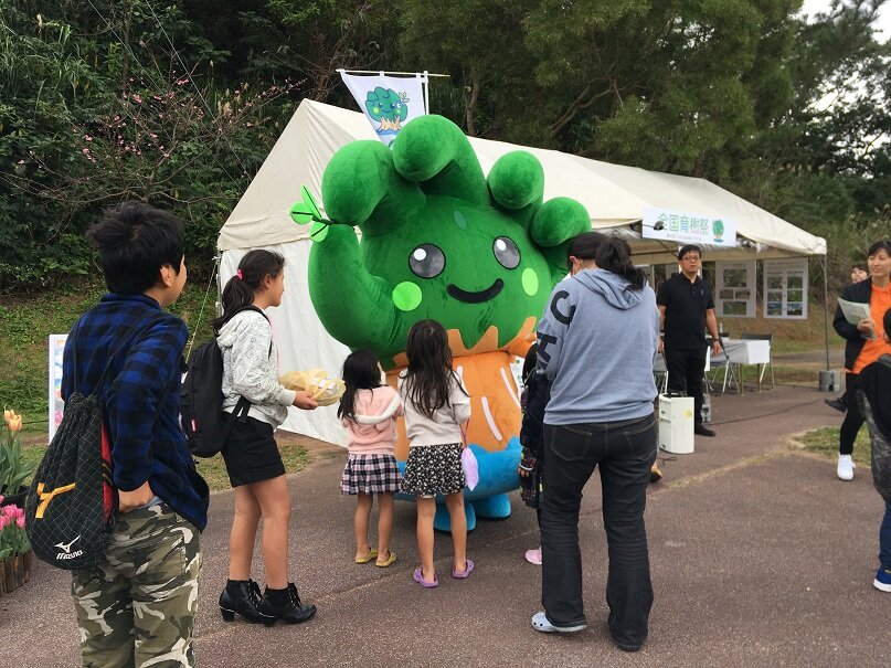 もとぶ八重岳桜まつりでPRを実施しました